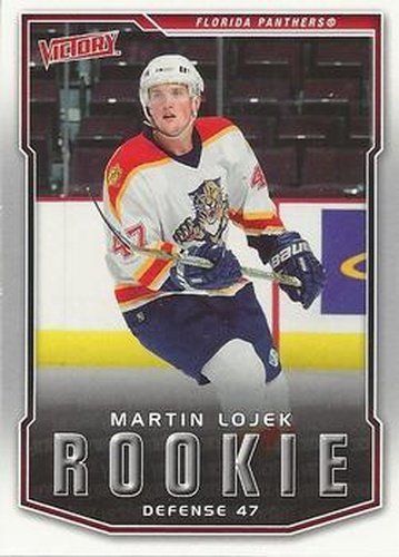 #215 Martin Lojek - Florida Panthers - 2007-08 Upper Deck Victory Hockey
