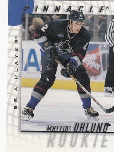 #215 Mattias Ohlund - Vancouver Canucks - 1997-98 Pinnacle Be a Player Hockey