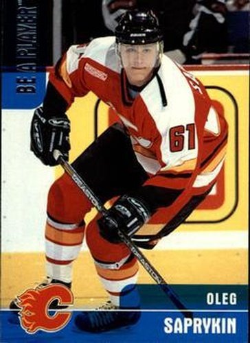 #215 Oleg Saprykin - Calgary Flames - 1999-00 Be a Player Memorabilia Hockey