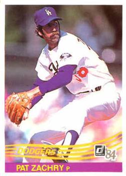 #215 Pat Zachry - Los Angeles Dodgers - 1984 Donruss Baseball
