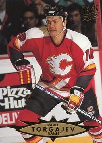 #215 Pavel Torgajev - Calgary Flames - 1995-96 Ultra Hockey