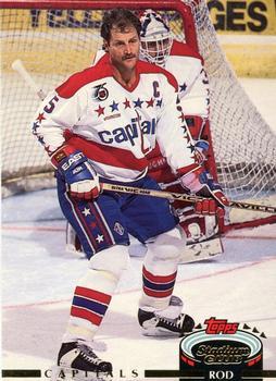 #215 Rod Langway - Washington Capitals - 1992-93 Stadium Club Hockey