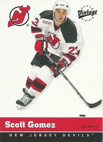 #215 Scott Gomez - New Jersey Devils - 2000-01 Upper Deck Vintage Hockey