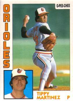 #215 Tippy Martinez - Baltimore Orioles - 1984 O-Pee-Chee Baseball