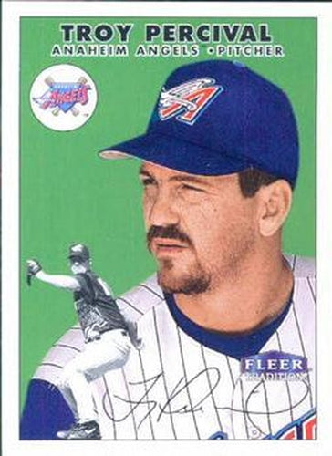 #215 Troy Percival - Anaheim Angels - 2000 Fleer Tradition Baseball