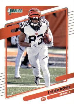 #215 Tyler Boyd - Cincinnati Bengals - 2021 Donruss Football