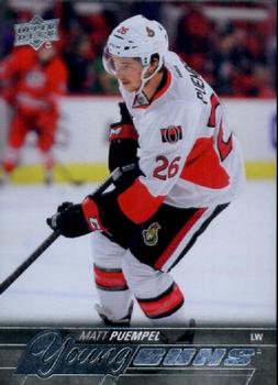 #215 Matt Puempel - Ottawa Senators - 2015-16 Upper Deck Hockey