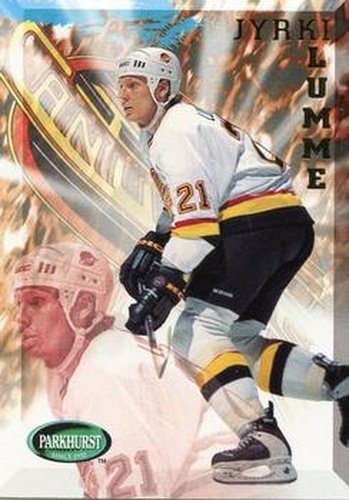 #215 Jyrki Lumme - Vancouver Canucks - 1995-96 Parkhurst International Hockey
