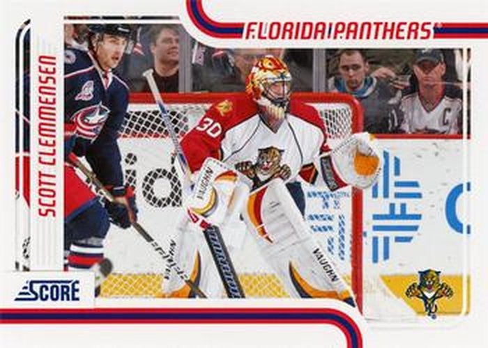 #215 Scott Clemmensen - Florida Panthers - 2011-12 Score Hockey