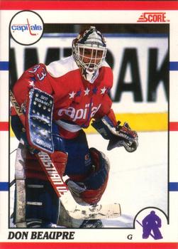 #215 Don Beaupre - Washington Capitals - 1990-91 Score Canadian Hockey