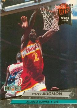 #215 Stacey Augmon - Atlanta Hawks - 1992-93 Ultra Basketball