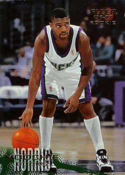 #215 Moochie Norris - Milwaukee Bucks - 1996-97 Fleer Basketball