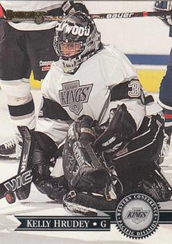 #215 Kelly Hrudey - Los Angeles Kings - 1995-96 Donruss Hockey