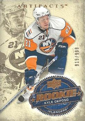 #215 Kyle Okposo - New York Islanders - 2008-09 Upper Deck Artifacts Hockey