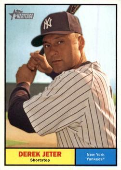 #215a Derek Jeter - New York Yankees - 2010 Topps Heritage Baseball