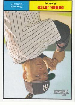 #215b Derek Jeter - New York Yankees - 2010 Topps Heritage Baseball