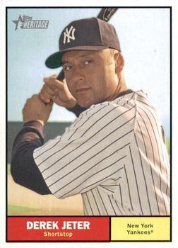 #215c Derek Jeter - New York Yankees - 2010 Topps Heritage Baseball