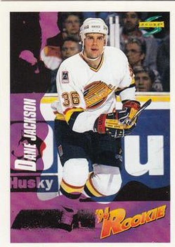 #216 Dane Jackson - Vancouver Canucks - 1994-95 Score Hockey