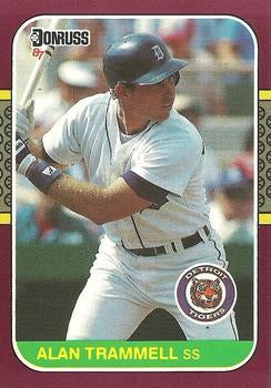 #216 Alan Trammell - Detroit Tigers - 1987 Donruss Opening Day Baseball