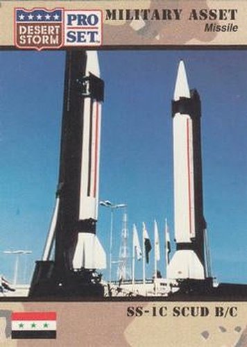 #216 SS-1C Scud B/C - 1991 Pro Set Desert Storm