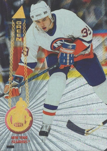 #216 Travis Green - New York Islanders - 1994-95 Pinnacle Hockey - Rink Collection