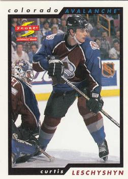 #216 Curtis Leschyshyn - Colorado Avalanche - 1996-97 Score Hockey