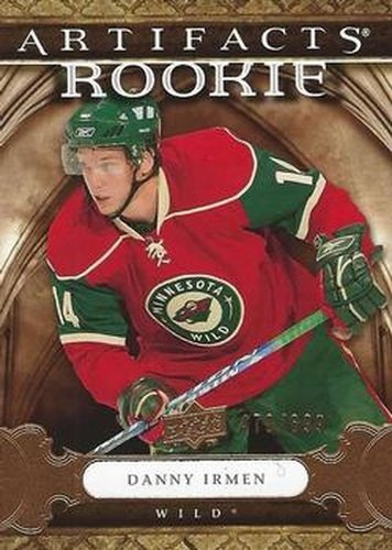 #216 Danny Irmen - Minnesota Wild - 2009-10 Upper Deck Artifacts Hockey