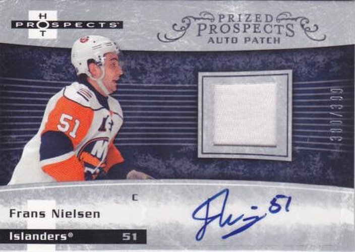 #216 Frans Nielsen - New York Islanders - 2007-08 Fleer Hot Prospects Hockey