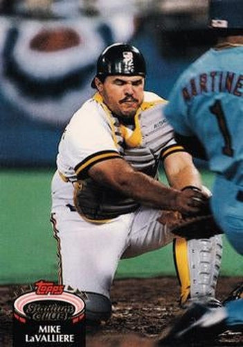 #216 Mike LaValliere - Pittsburgh Pirates - 1992 Stadium Club Baseball
