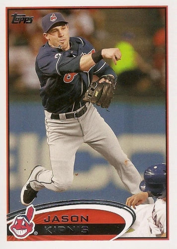 #216 Jason Kipnis - Cleveland Indians - 2012 Topps Baseball