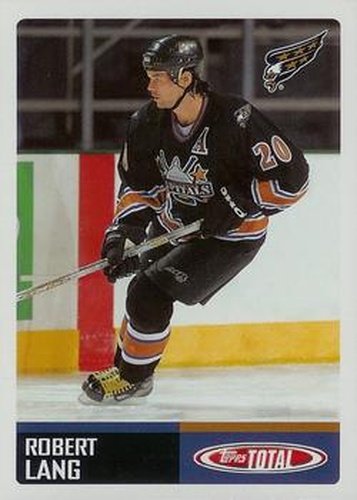 #216 Robert Lang - Washington Capitals - 2002-03 Topps Total Hockey