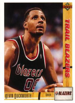 #216 Kevin Duckworth - Portland Trail Blazers - 1991-92 Upper Deck Basketball