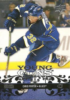 #216 Chris Porter - St. Louis Blues - 2008-09 Upper Deck Hockey