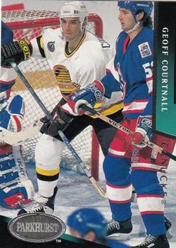 #216 Geoff Courtnall - Vancouver Canucks - 1993-94 Parkhurst Hockey
