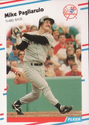 #216 Mike Pagliarulo - New York Yankees - 1988 Fleer Baseball