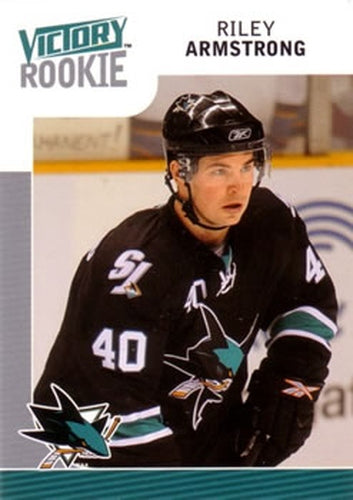 #216 Riley Armstrong - San Jose Sharks - 2009-10 Upper Deck Victory Hockey