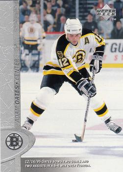 #216 Adam Oates - Boston Bruins - 1996-97 Upper Deck Hockey