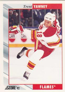 #216 Trent Yawney - Calgary Flames - 1992-93 Score USA Hockey