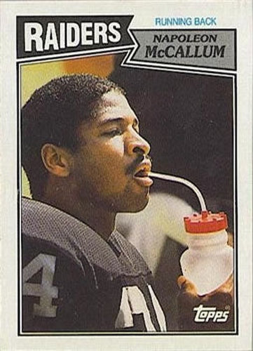 #216 Napoleon McCallum - Los Angeles Raiders - 1987 Topps Football