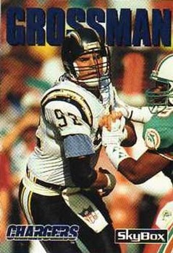 #216 Burt Grossman - San Diego Chargers - 1992 SkyBox Impact Football