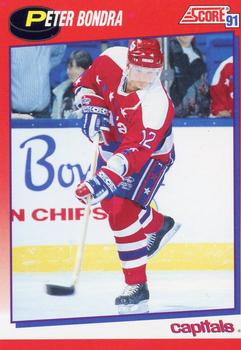 #216 Peter Bondra - Washington Capitals - 1991-92 Score Canadian Bilingual Hockey