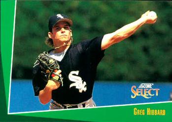 #216 Greg Hibbard - Chicago White Sox - 1993 Select Baseball