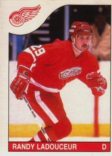 #216 Randy Ladouceur - Detroit Red Wings - 1985-86 O-Pee-Chee Hockey