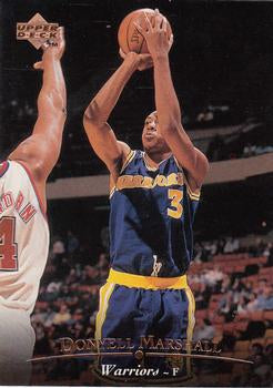 #216 Donyell Marshall - Golden State Warriors - 1995-96 Upper Deck Basketball
