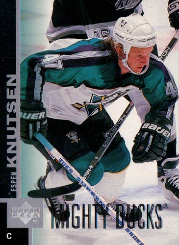 #216 Espen Knutsen - Anaheim Mighty Ducks - 1997-98 Upper Deck Hockey
