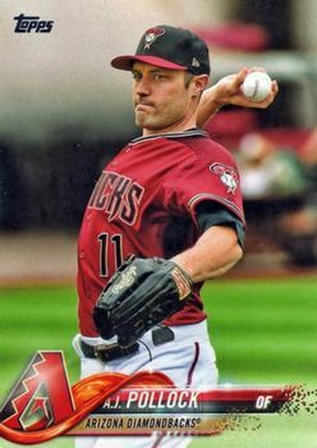 #216 A.J. Pollock - Arizona Diamondbacks - 2018 Topps Baseball