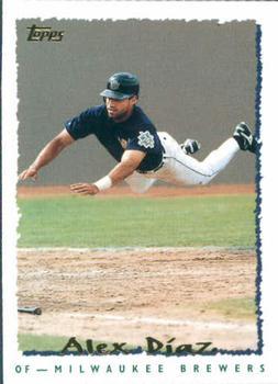 #216 Alex Diaz - Milwaukee Brewers - 1995 Topps Baseball