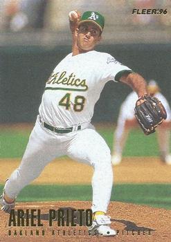 #216 Ariel Prieto - Oakland Athletics - 1996 Fleer Baseball