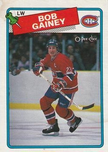 #216 Bob Gainey - Montreal Canadiens - 1988-89 O-Pee-Chee Hockey