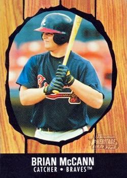 #216 Brian McCann - Atlanta Braves - 2003 Bowman Heritage Baseball